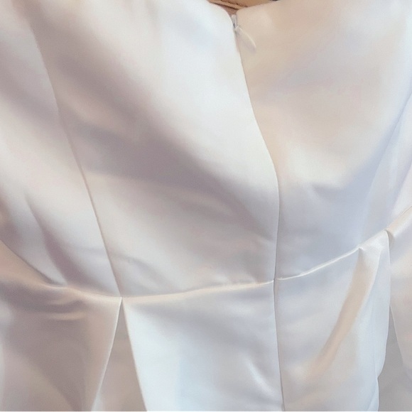 Princess Polly White (Size 12) Strapless Spader Corset After-five Mini Dress - Picture 8 of 12